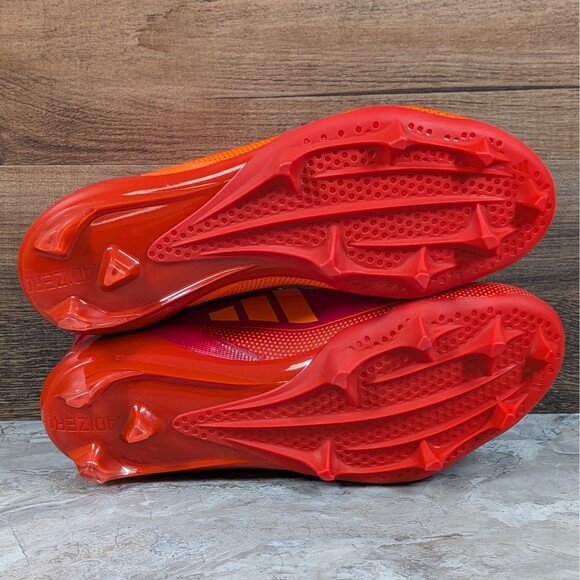 Adidas Adizero Electric Snack Attack Men\'s 8 Chili Red Orange Cleats IE4402